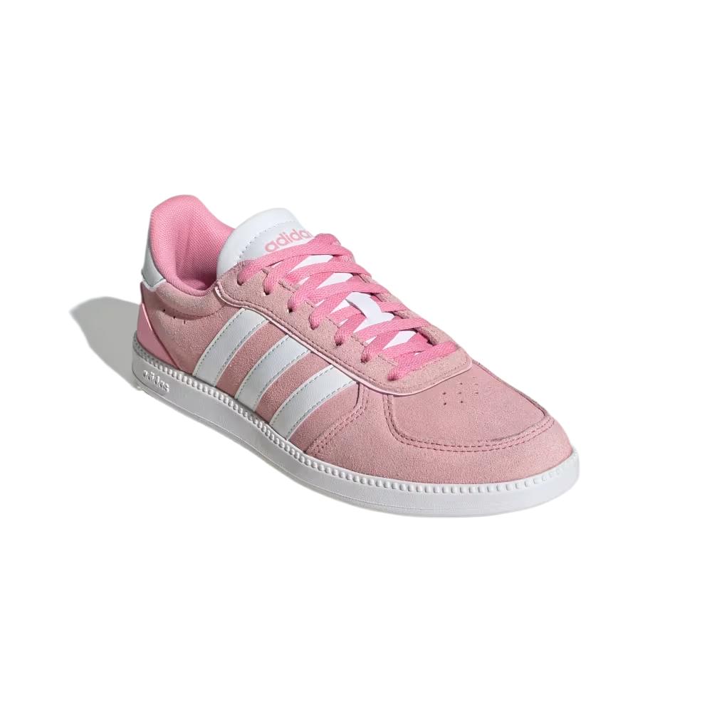 Adidas Кроссовки для скейтбординга Breaknet, гладкие, удобные, универсальные, с амортизацией, низкие, женские, розовые JH6894