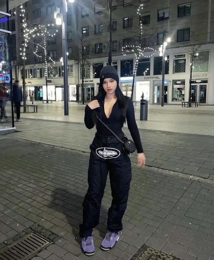 24S Alcatraz Unisex Multi-Pocket Elastic Casual High Street Комбинезон