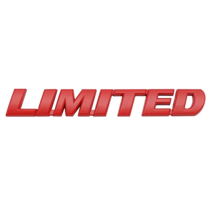 3D Metal Car Trunk Badge Stickers For Jeep Limited Letters Emblem Logo Grand Cherokee Overland Compass Wrangler Accessories ik1