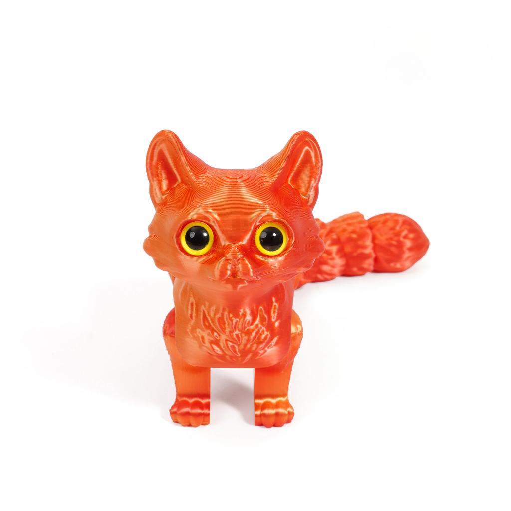 Миниатюрная фигурка милого кота, напечатанная на 3D-принтере, размером 12/16 см, для украшения гостиной, автомобиля, рабочего стола, дома, а также в качестве подарка для детей.