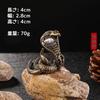 Brass Crafts Zodiac Snake Snake Zodiac Year of the Snake Feng Shui Goods Amulet Prosperous Business Good Luck Ornament Lucky Charm X 4 X 3 (4 Cm)