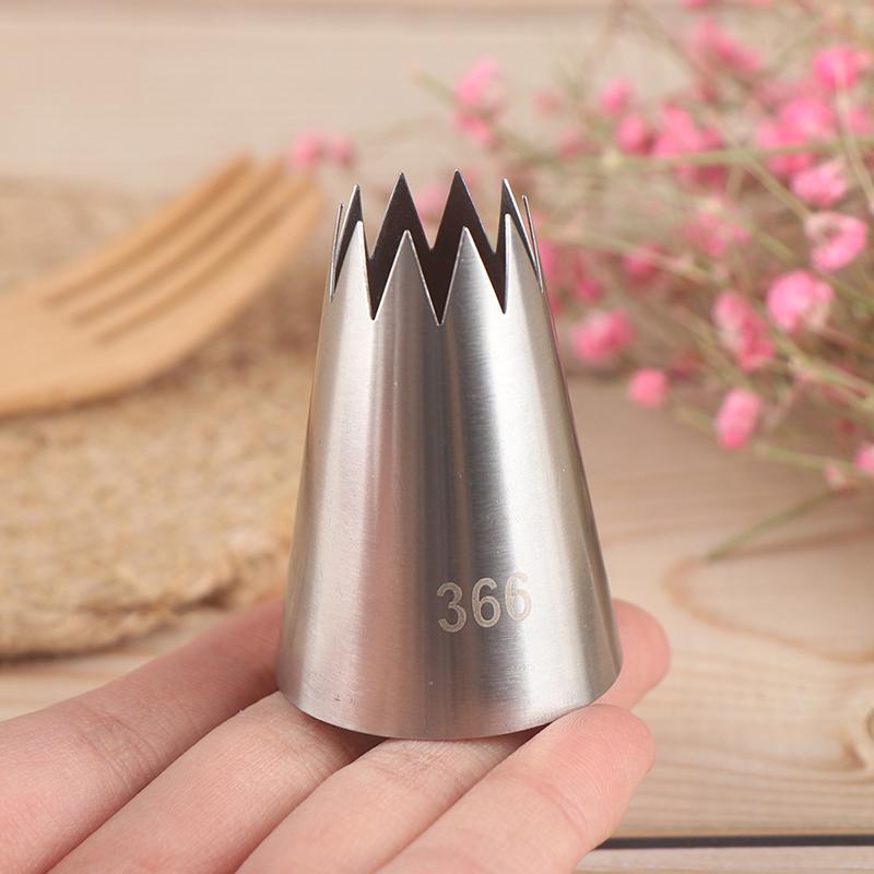 #366 Большая открытая насадка-звездочка Насадки для крема для глазури Формы для выпечки Советы по выпечке