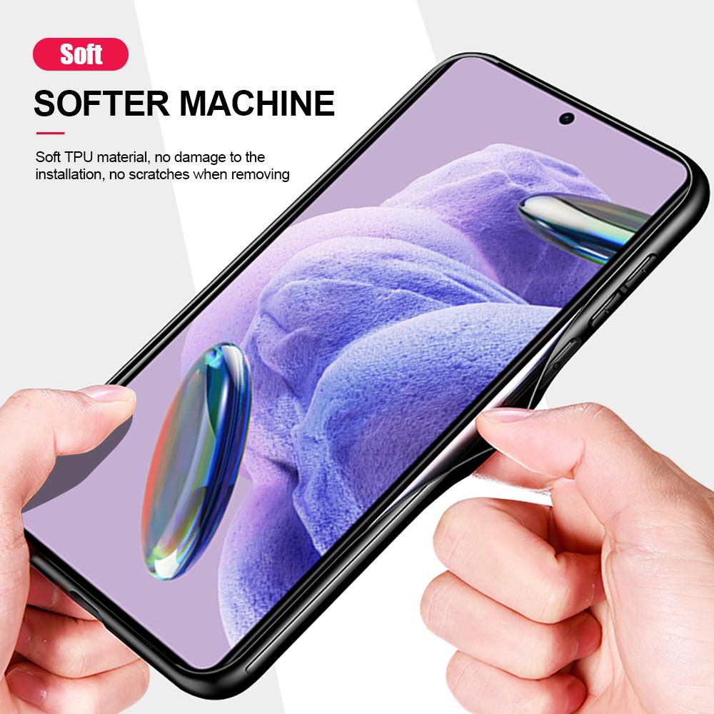 Прочный нескользящий чехол для Xiaomi Poco X6 Pro X5 5G X4 M6 Pro M5 M4 F6 F5 F4 GT чехол автомобильный магнитный держатель Coque Fundas