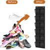 12/24 Grids Shoe Rack Storage Bag Transparent Oxford Cloth PVC Organizer Multi Layer Hand Washable Shoe Holder