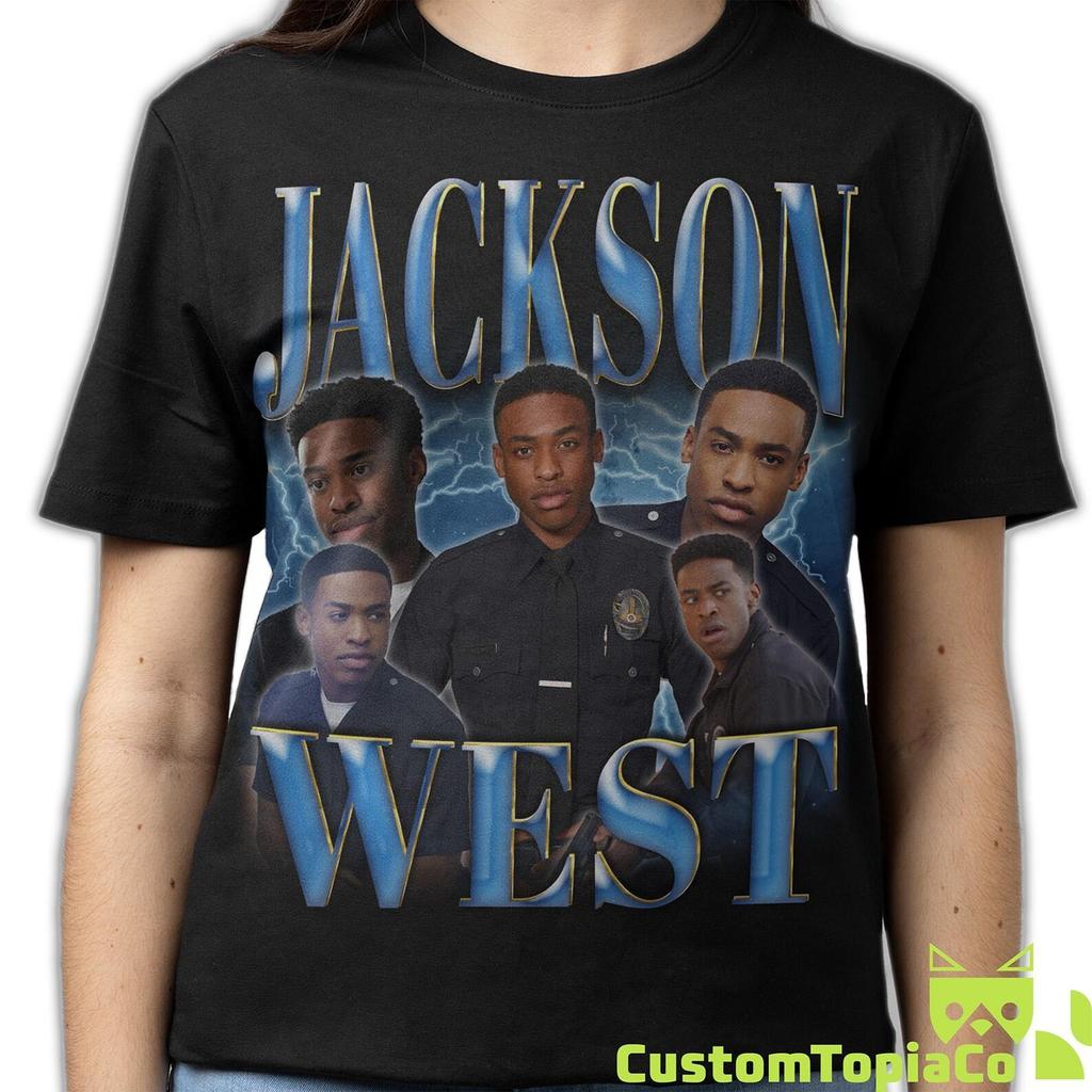 JACKSON WEST SHIRT, Jackson West Vintage T-Shirt, Titus Makin Jr. Retro 90s Bootleg Homage Merch, Funny The Rookie Tribute Rap Tee Fans Gift