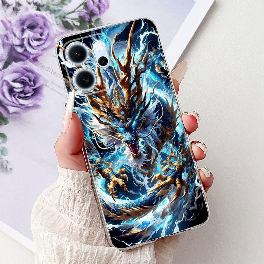 Чехол для телефона OPPO Reno14 F 5G Capa Мягкий силикон Новый цветочный Защитная задняя крышка Для Oppo Reno 14F 14 F CPH2743 Fundas Coque