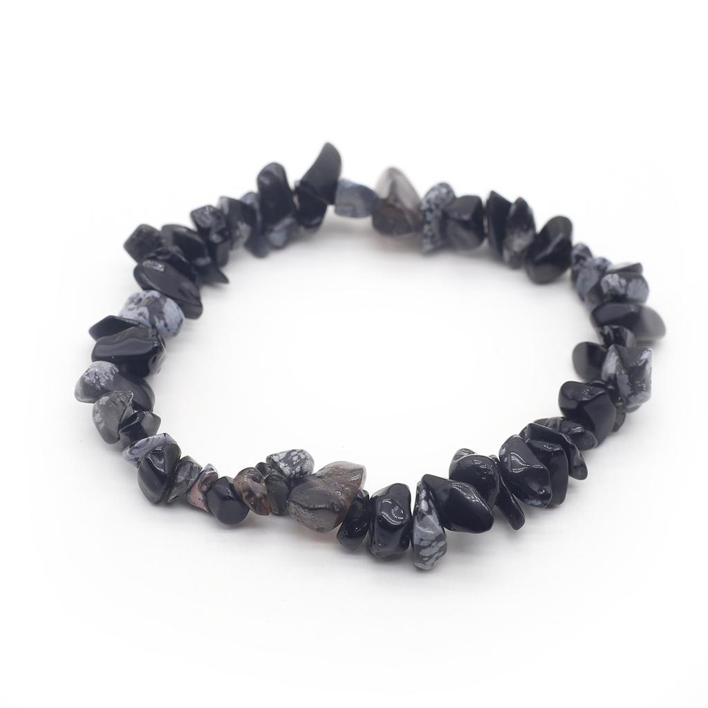 1 шт., браслет из натурального камня, нерегулярный кристалл, аметист, агат, флюорит, синяя бирюза, опал, браслеты для женщин и мужчин, ювелирные изделия 19 см