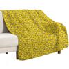 Yellow Classic Rubber Duck Throw Blanket Warm Napping Blanket for Office Couch Bed
