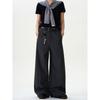 Madwitch Retro Classy Drape Double Pleated Casual Suit Pants Men and Women Loose Straight-leg Cleanfit Wide-Leg Pants
