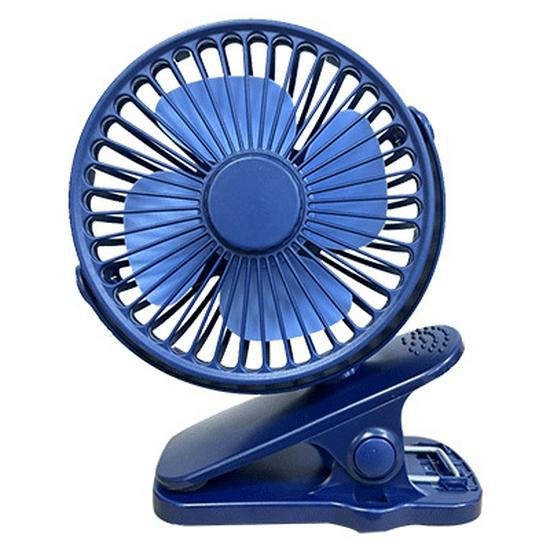 USB Rechargeable Desktop Clip Fan – 4-Inch, Portable for Home, Office, Stroller Use