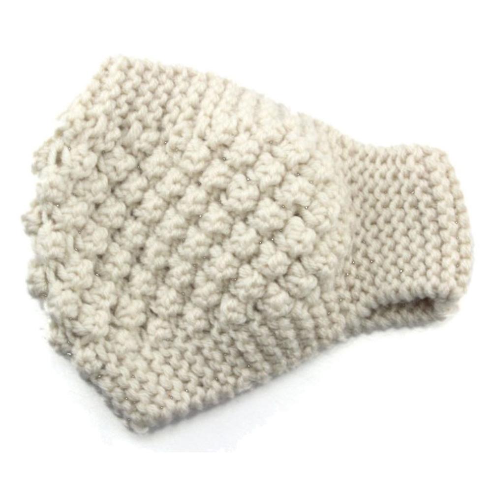 Подарочный тюрбан, аксессуары для волос, вязаная шерстяная повязка на голову для девочек, эластичная повязка для волос, связанная крючком