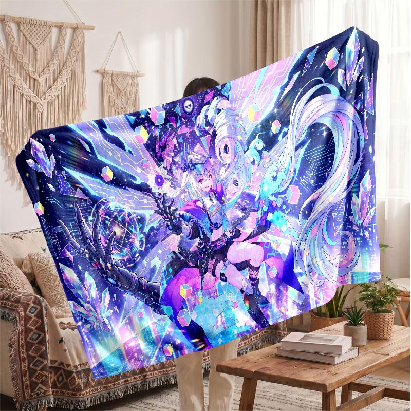 Warm Flannel BlanketHonkai Star Rail Soft Cozy Throw Blanket for Bedroom Couch