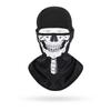 Balaclava Skull Design Heat-Transfer Printed Breathable Spandex/Polyester Unisex Neck Gaiter for Motorcycle Riding Outdoor Use