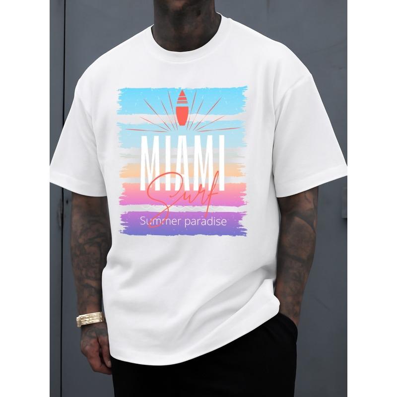 European Sizes Summer Paradise Tee For unisex | Soft And Comfortable, Hip-Hop Street Style, Refreshing And Lightweight, Perfect For Summer Sports Wear