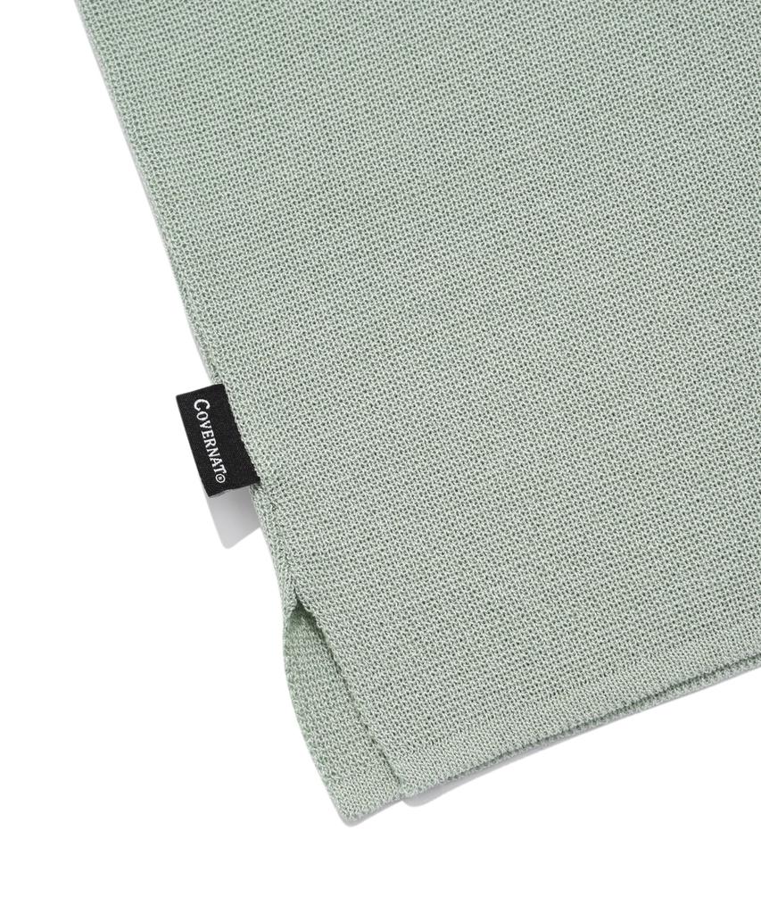 COVERNAT Basic Round Half Knit Mint