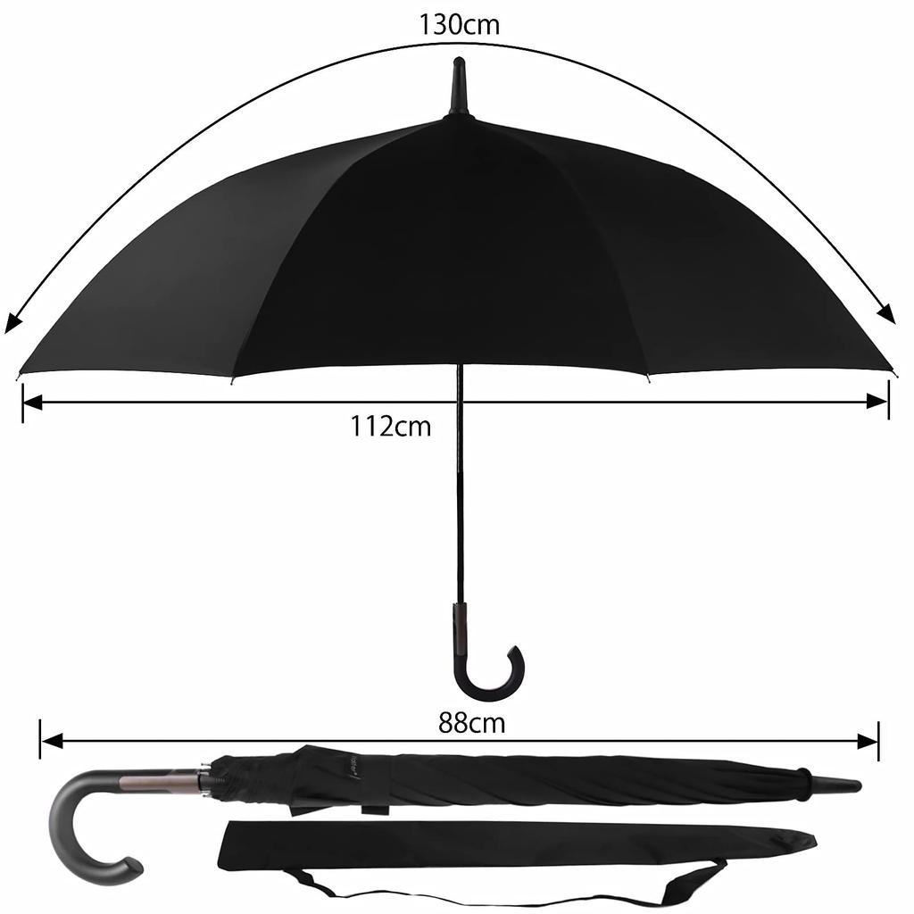 Breakthrough In Water Vialifer Long Umbrella for Men and Super Water 260T High Strength Glass Teflon Wind Automatic Opening Cane for Both Rain and