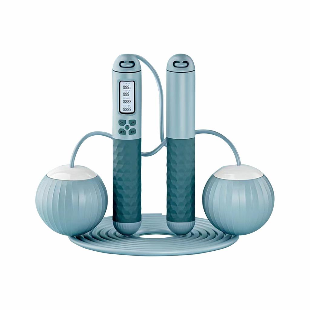 Интеллектуальный электронный счетный канат Многофункциональный беспроводной мяч двойного назначения для снижения веса Фитнес стальной канат