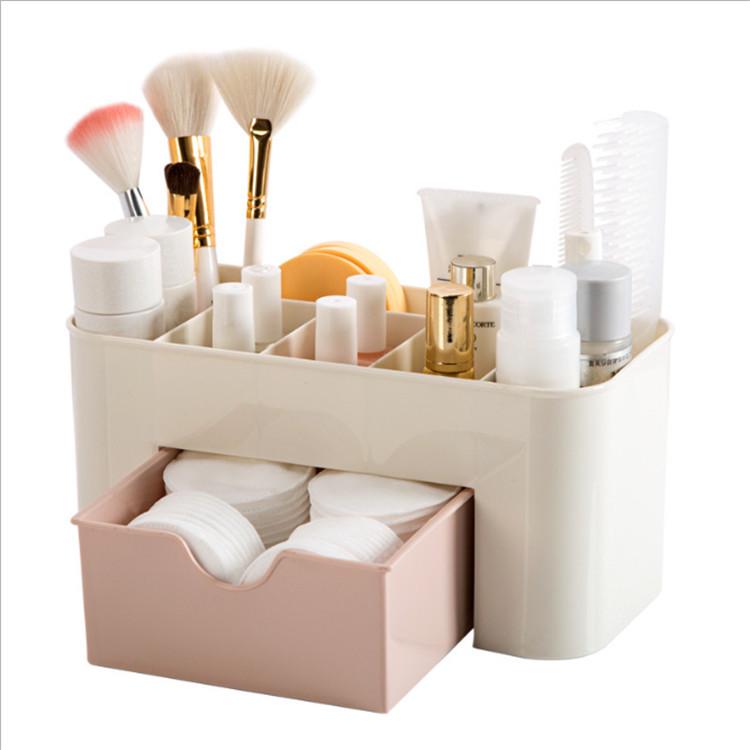 J019 Drawer Cosmetic Organizer - Makeup, Jewelry, and Skincare Storage Box