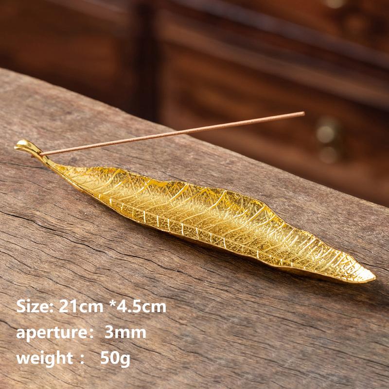 1 шт. подставка для благовоний, улавливатель золы, длинные листья, кадило, медитация, домашний декор, аксессуары, сандаловая нить, курильница для благовоний