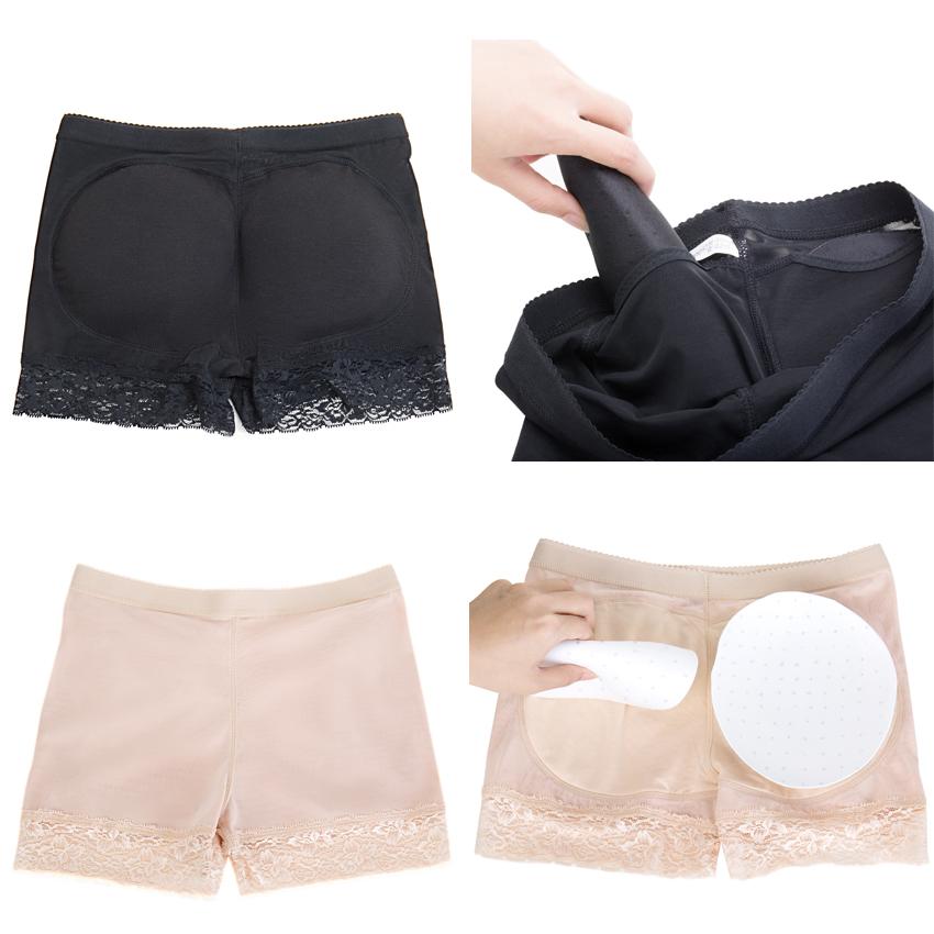 Женщины Body Shaper Ass Мягкие трусики для поднятия ягодиц Трусики для подъема бедер с подкладкой для задницы Нижнее белье Усилитель ягодиц Боксерские трусы Bum Push Up Boyshort