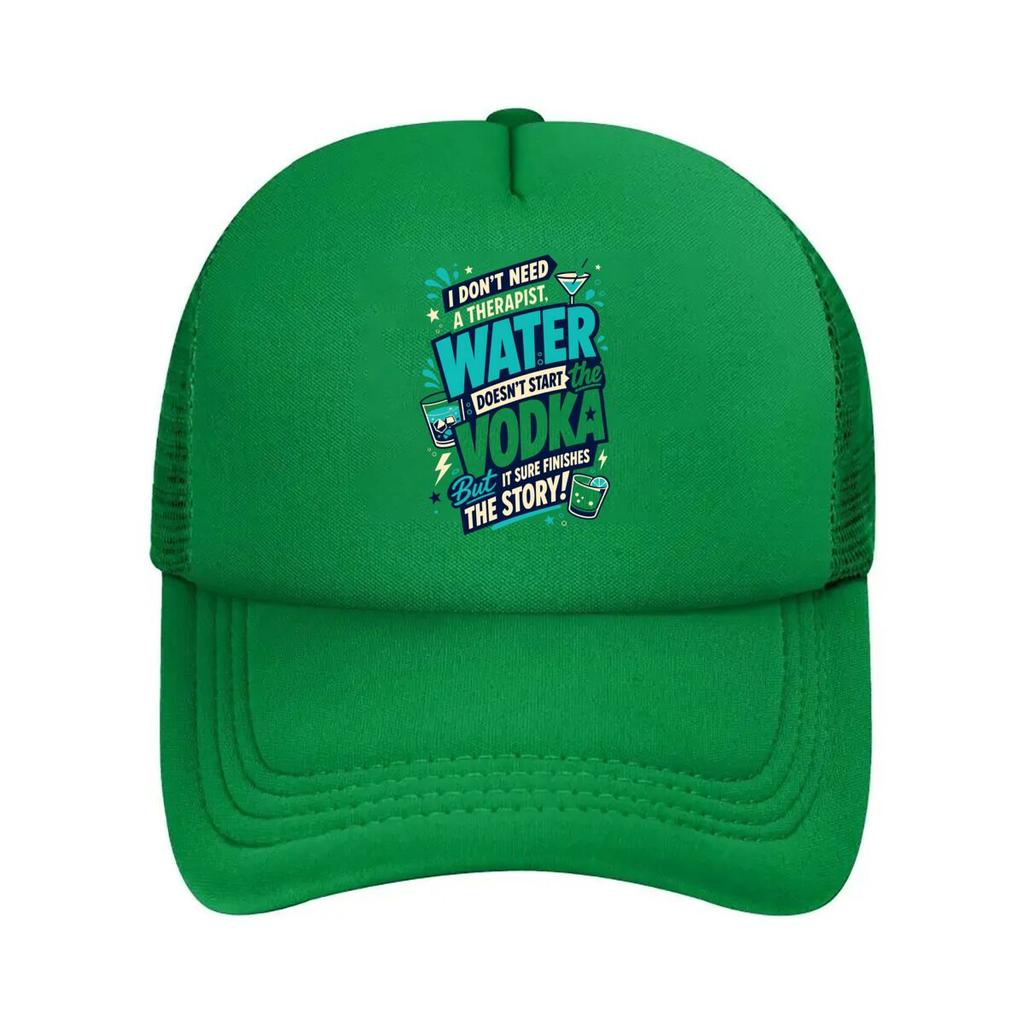 Hydrate Or Cocktails Funny Party Quo Mesh Baseball Cap Polyester Forward Observations Hat Adjustable Golf Hat Summer