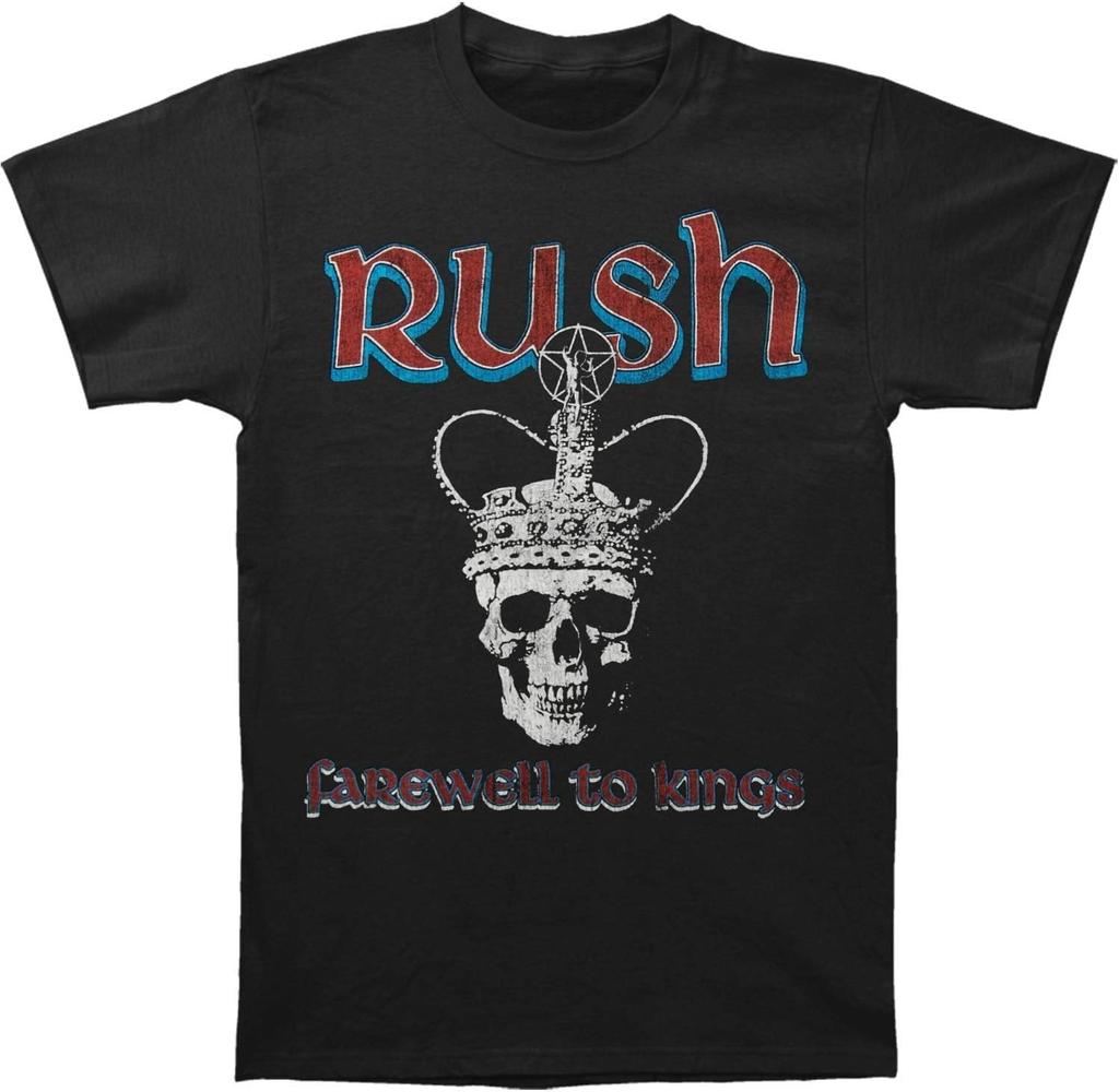 Rush Men's Farewell to Kings T-Shirt Black