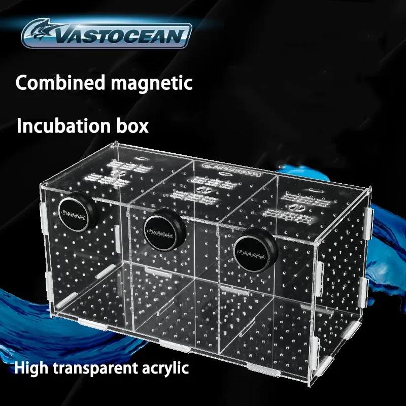 VASTOCEAN Аквариум Магнитная Комбинированная Акриловая Инкубационная Изоляционная Коробка Размножительная Коробка Изоляционная Коробка Овипозитор Аквариумные Принадлежности