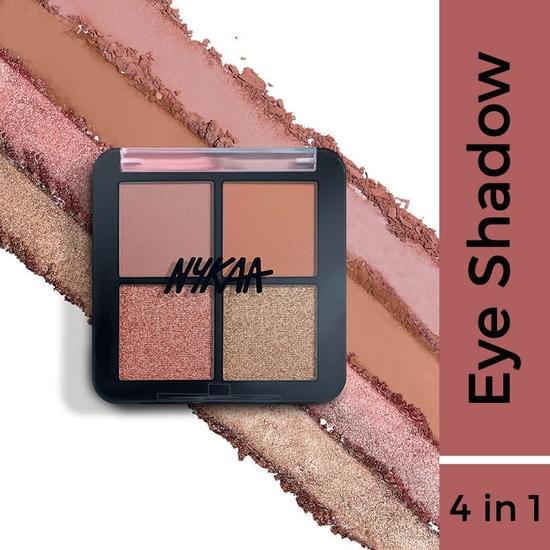 Nykaa Cosmetics Взгляд на меня! Палетка теней для век 4 в 1 - Прогулка на закате