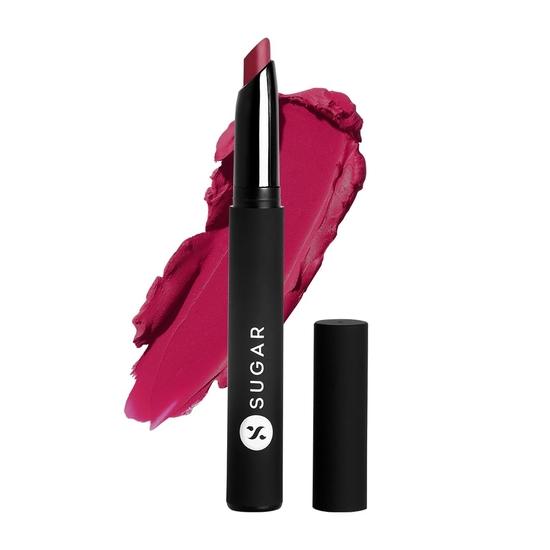 SUGAR Cosmetics Matte Attack Lipstick for Women | Transferproof & Smudgeproof | Lasts Upto 12hrs | Enriched With Jojoba Oil | 2gm - Bold Play