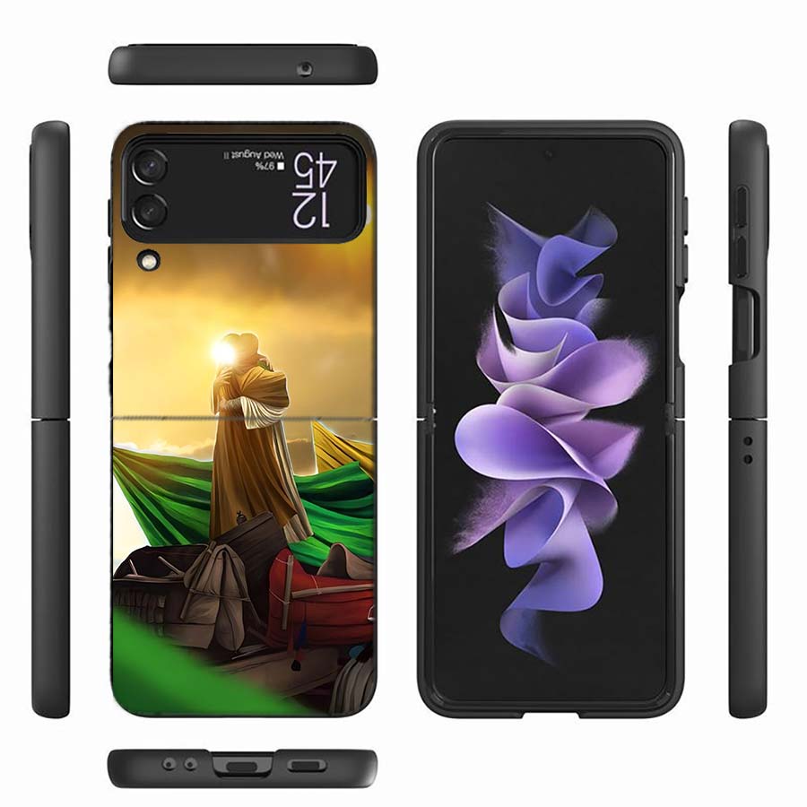 Ислам Шиитский Имам Али Хусейн Чехол для Телефона Для Samsung Z Flip 6 7 5G Z Flip 5 Galaxy Z Flip 3 4 5G ZFlip Ударопрочный Жесткий Чехол ТПУ P