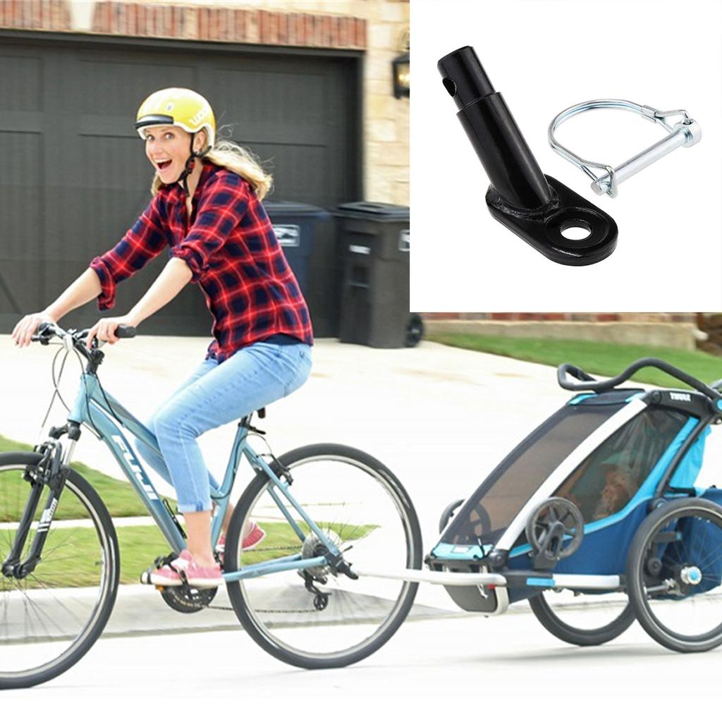 Bike Trailer Hitch Connector Bicycles Trailer Hitch Coupler Attachment Adapter for Child Pet Cargo Bike Trailers