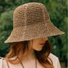 New Hat Women's Summer Beach Sun Hat Straw Versatile Sunscreen Visor Big Edge Folding Straw Hat