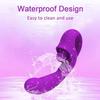 2 In 1 Tongue Vibrator Female Erotica Clitoral Stimulator 10 Frequencies Rechargeable Waterproof Silicone for Adults Erotica for Women and Couples