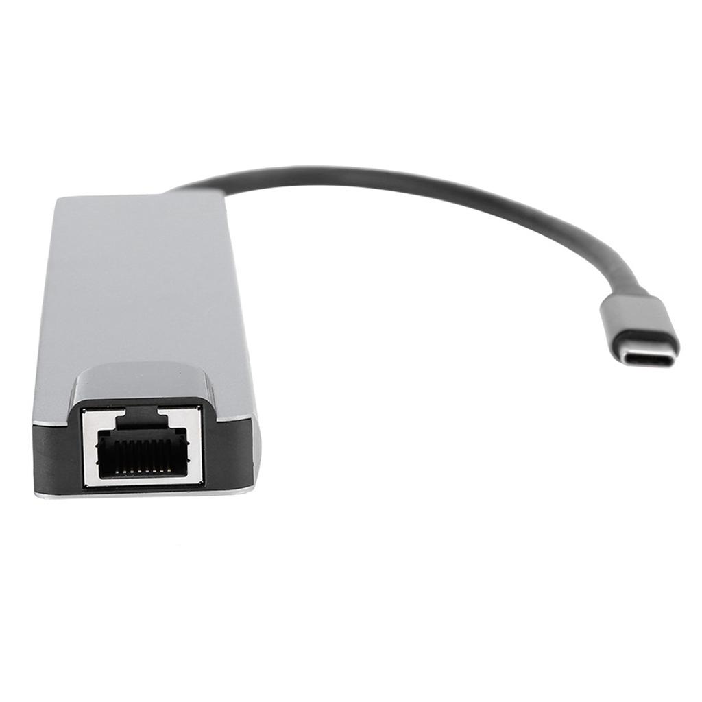 8 In 1 TypeC to 4K for HDMI Docking Station Adapter Fast Charger Dock Station