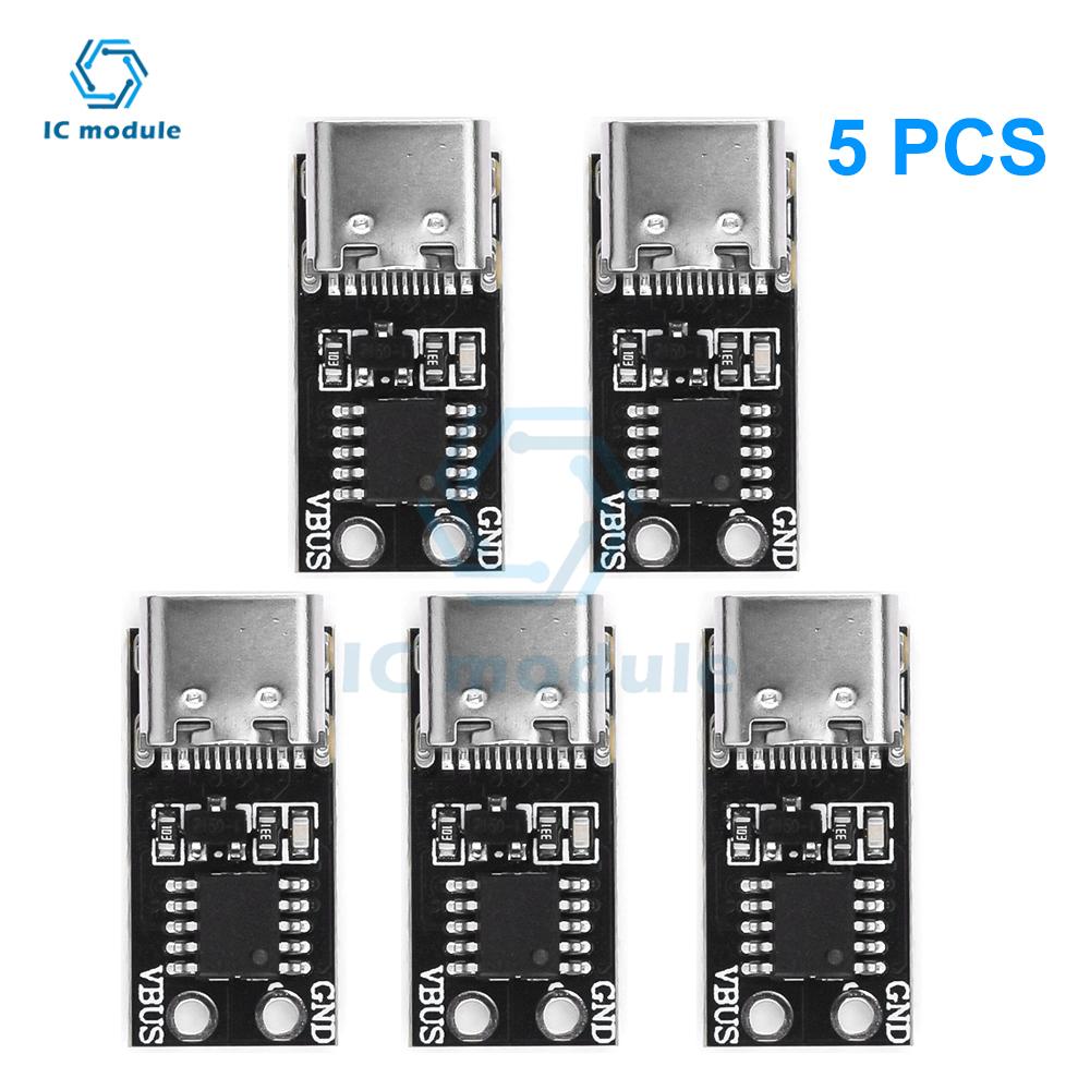 5V 9V 12V 15V 20V adjustable 3A PD/QC multi-protocol decoy fast charging boost module TYPE-C USB interface