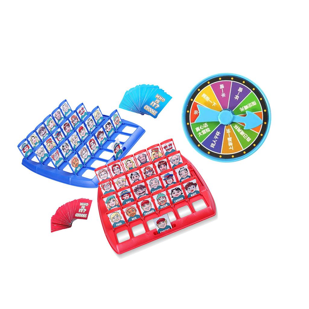 Guess Character Board Game Funny Memory Training Game Multiplayer Interactive Party Table Game Toy Gift for Kid Adult