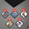 Polentex Premium Black Doormat Combi Standard 17 Rubber-Grips 80X50 Frame