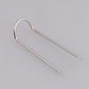 50Pcs Metal Pins Silver U-Pin For Jewelry Display Quilt Applique Dressmaker Pins