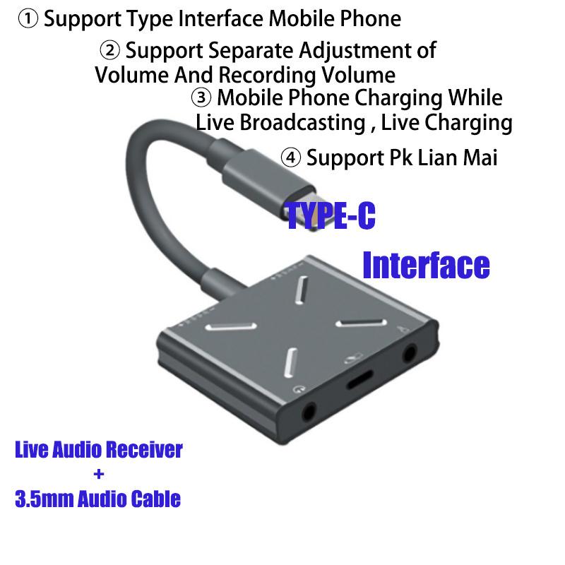 Аудиоадаптер Vogek для смартфона, многофункциональная 8-контактная живая звуковая карта, HD звук, наушники, микрофон, зарядный преобразователь для Iphone