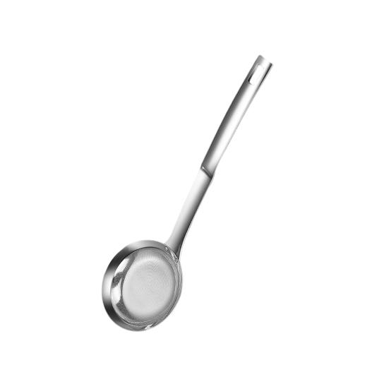 Ложка для сбора жира в горячем горшке, мелкоячеистое сито из нержавеющей стали, пенный фильтр, масляный фильтр для отделения плавающего жира, ковш-дуршлаг с длинной ручкой