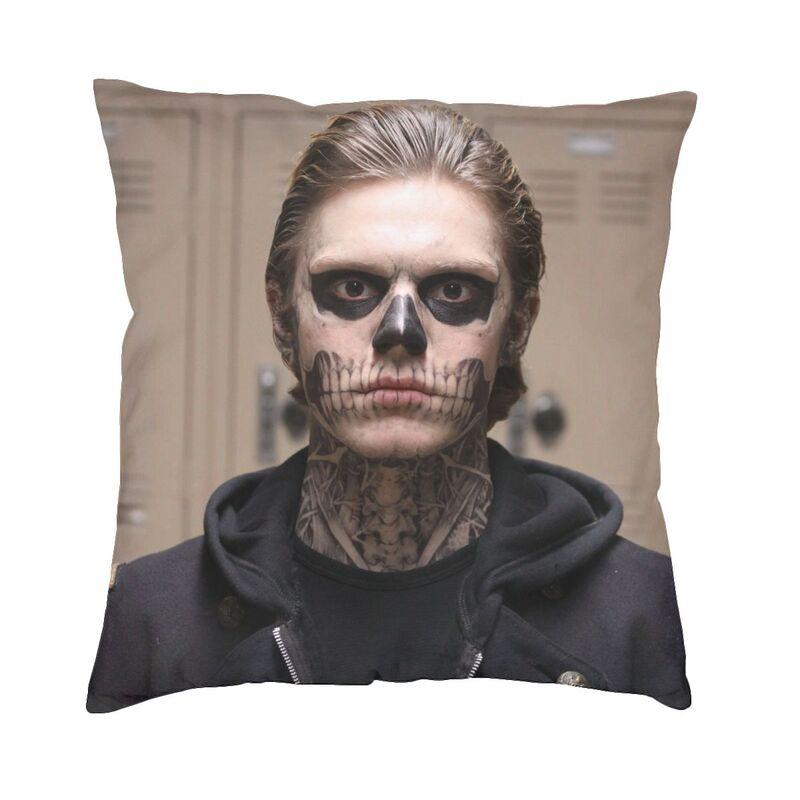 Cool Actor Star Movie Evan Peters Square Throw Pillow Case Decoration 3D Double Side Printed Cushion Cover for Car
