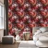 Ink Red and Burgundy Wallpaper for Living Room and Bedroom 50x1000