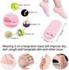 AMENDAS New Winter Care Spa Gel Socks Full Heel Feet Protector Silicone Ultra-Soft Socks with Moisturizing Gel Socks Natural Oil and Vitamin E He