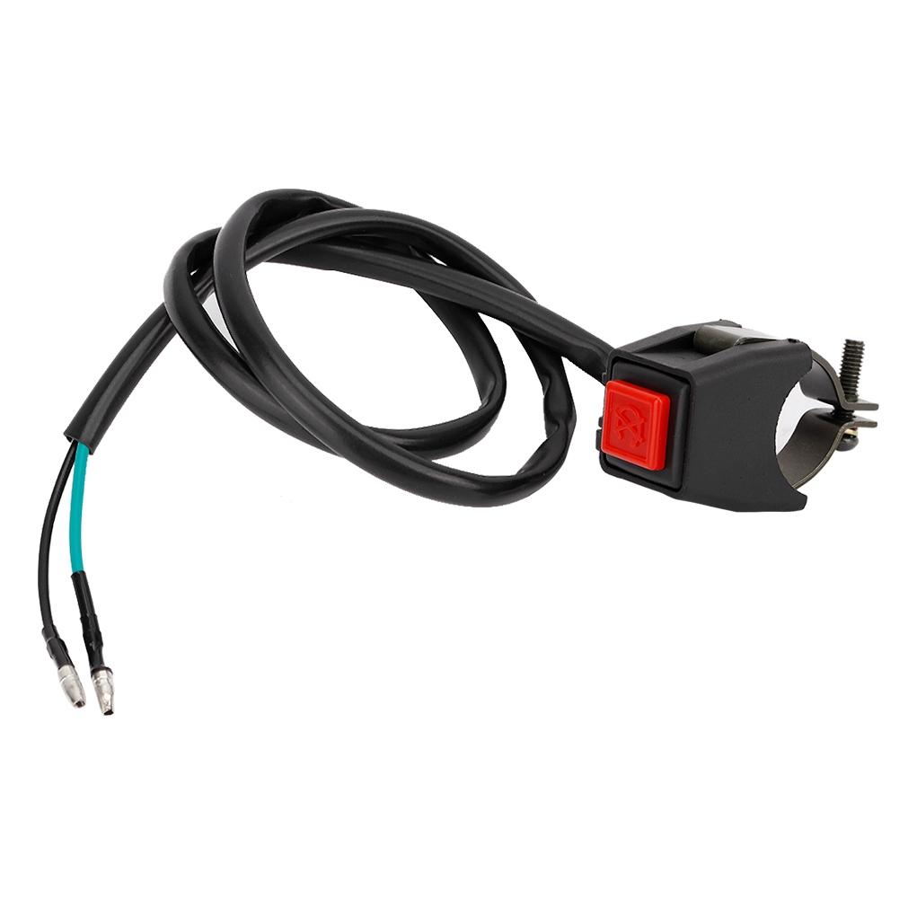 22mm 7 8 Inch Horn Button Switch Universal Motorcycle Handlebar Button with Cable