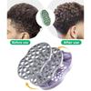 1pcs Professional Curly African Hair Twist Brush Magic Coil Wave Wave Reusable Dreadlock Afro Hairbrush Curler Hair Styling Tool