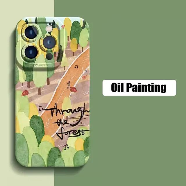 Чехол для телефона с изображением розового вишни Ван-Гога для iPhone 15 14 13 11 12 Pro Mini XR X XS Max 8 7 Plus