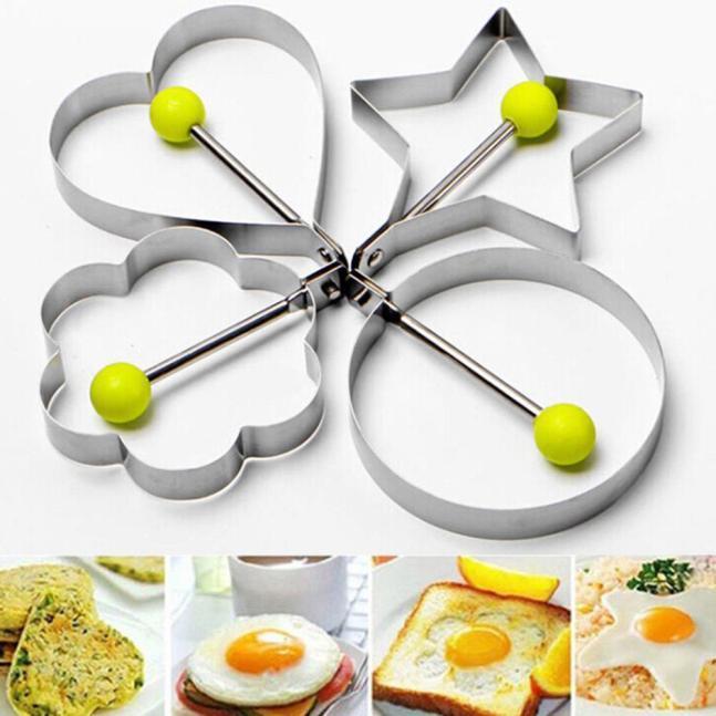 Stainless Steel Fried Egg Shape Pancake Mould Mold Kitchen Cooking Tools
