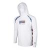 Mens PELAGIC Long Sleeve Hooded Fishing Shirt UPF 50 Quick Dry Breathable Sun Protection Bass Fly Fall