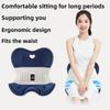 Эргономичное сиденье, поясничная поддержка, подушка для коррекции осанки при сидении, эргономичный корректор осанки для спины, стул для дома и офиса