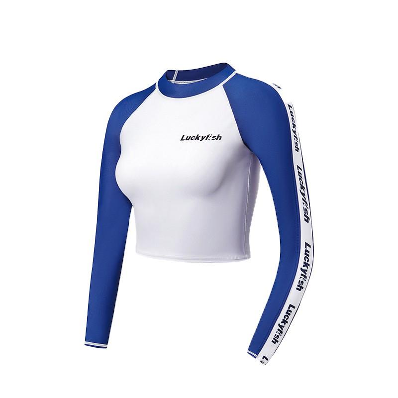 Diving Rash Guard Long Sleeve Swim Top Women Quick Dry UV Protection Surfing Snorkeling Beachwear